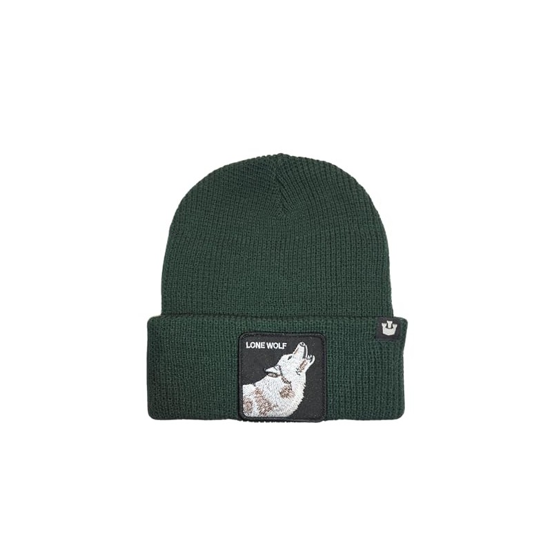 Goorin Bros. Unisex The Farm Cuffed Acrylic Beanie Hat, wolf