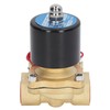 Solenoid Valve Brass Electric 2 Way 1/2in Normally Closed for