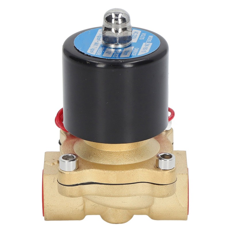 Solenoid Valve Brass Electric 2 Way 1/2in Normally Closed for