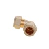 LTWFITTING 12MM OD 90 Degree Compression Elbow, Brass Compression Fitting