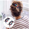OATIPHO Elegant Rainbow Hair Clamp Clips 2 Strong Hold Barrettes