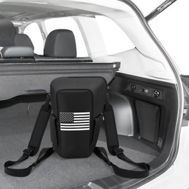 NeoDrive Trunk Bag Interior Camping Trunk Storage Organizer Fits for Subaru Forester SK 2019-2024 Multifunction Car Pocket Backpack Trunk Cubby Storage Bag Passenger's Side,Black,1 PC