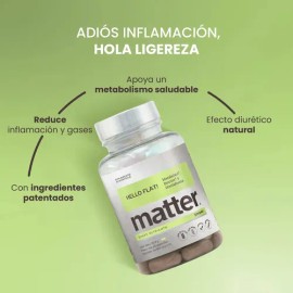 Suplemento de Enzimas Digestivas Hello Flat! con Metabolaid® y Hierbabuena para el Metabolismo y la Digestión, 60 Cápsulas