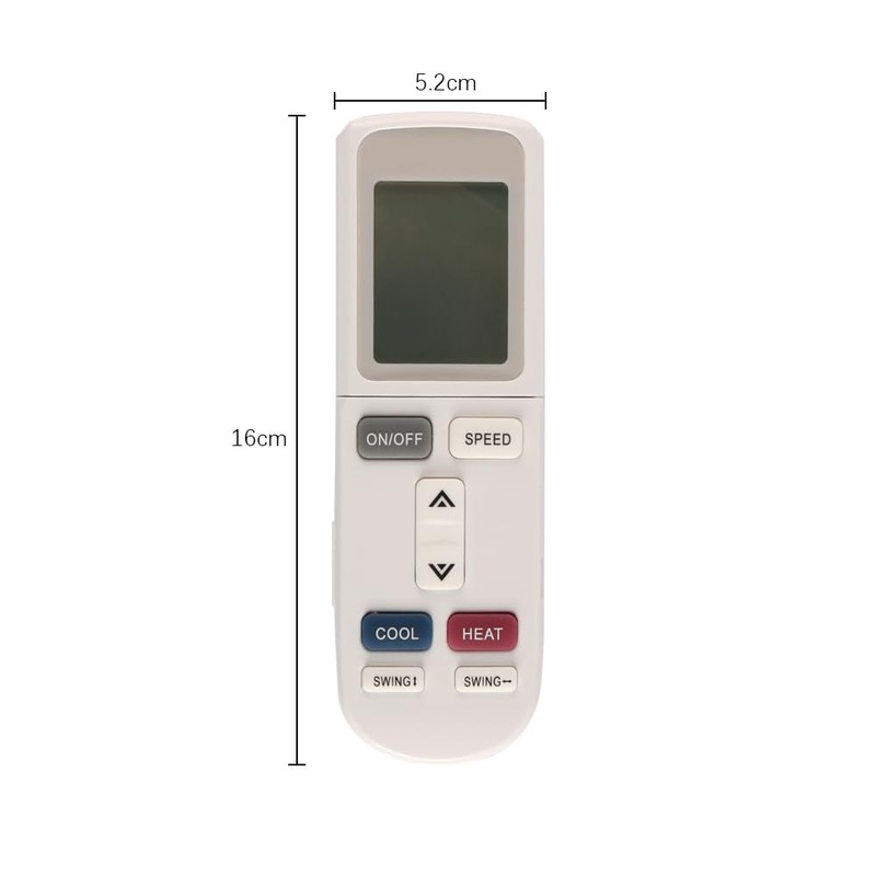 Tiardey Replacement Remote Control for Air Conditioner Compatible with YKR-L102E