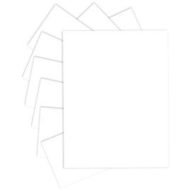 50 Sheets Thick Cardstock, 250GSM Blank Cardstock for Invitations, for DIY Projects, Greeting Card Making, Printing, Postcards, Photos(white, 5x7 inches)