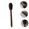 Hemobllo Black Walnut Wood Honey Dipper Stick Kitchen Honey Stirring