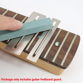 2Pcs Guitar Fretboard Guard Metal Fret Board Protector Guitar Maintenance Tool for Luthiers or Guitarists