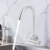 G1/2 Sink Faucet Wall-in 360 Degree Rotating Water Tap Single