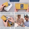 VON HEESEN Slim Wallet with RFID Protection - Mini Wallet