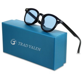 TRAD VALEN Sunglasses, Men's, Women's, Stylish, Small, Classic, Lightweight, Simple, Sports, Golf, UV400, Light Color, Driving, Gift, blue