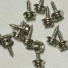 CS Osborne 25 ct 5/8" Brass Screw Stud for Snap