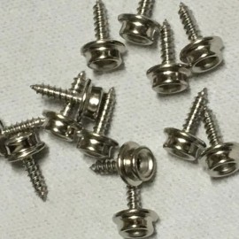 CS Osborne 25 ct 5/8" Brass Screw Stud for Snap Rings Button Upholstery Supplies (US211)