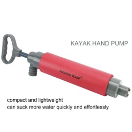 Amarine Made Kayak Bilge Pump Hand Pump Floating Hand Bilge Pump for Kayak Rescue (B)
