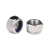 Yesmin 12 PCS M6 Hex Nuts,Stainless Steel Lock Nuts,Nylon Insert