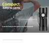 800LM Mini Flashlight Small Pocket EDC Light USB Rechargeable Keychain