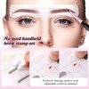 GEUUFEA Eyebrow Pencil and Gel Duo, Multi Use Eyebrow Gel,