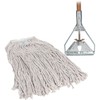 Genuine Joe-GJO54201 Cotton Wet Mop with Handle 60" Width x