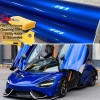 AUTOGOODY 120" x 60" Super Gloss Metallic Blue Vinyl Film