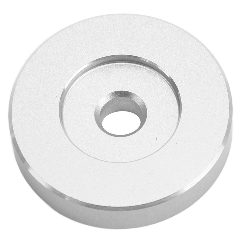 Phonograph Record Adapter Metal Turntable Disc Accessory Replacement Part Silver