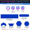 BacJueSin Bicycle Reflector Sticker Set, Reflector Sticker for Bicycle, Reflectors