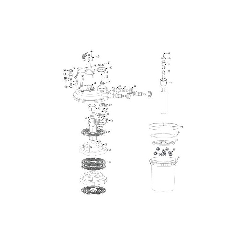 Replacement Part for Sunsun Bio Pressure Pond Filter Cpf –