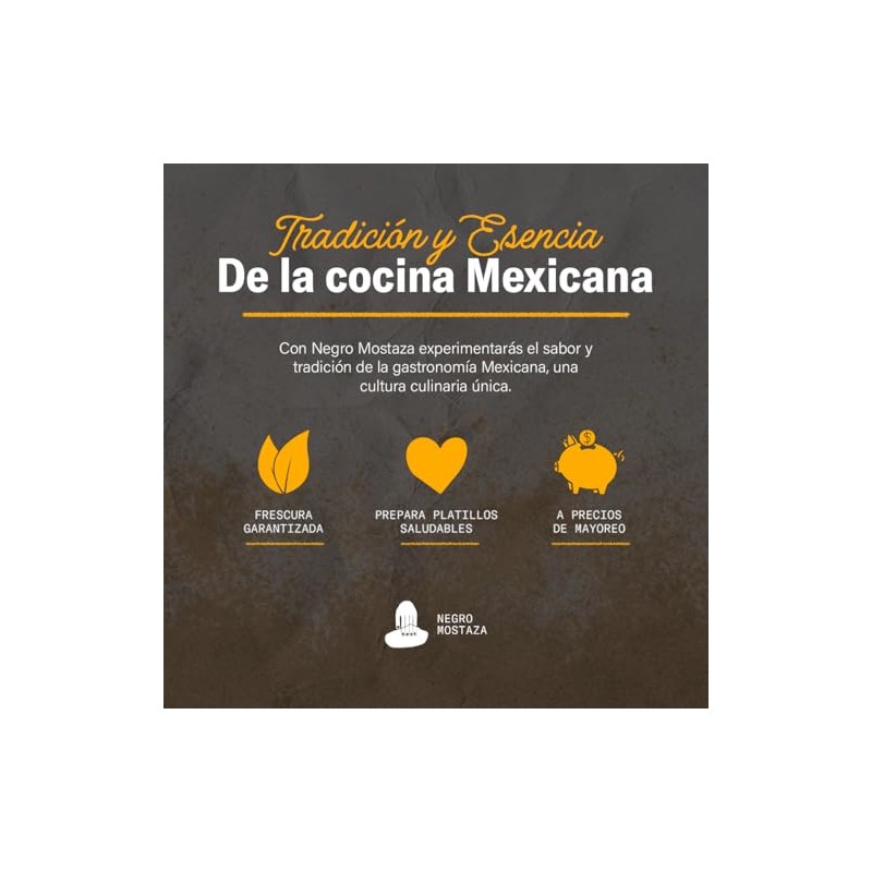 NEGRO MOSTAZA Camu Camu - Aroma frutal - Perfecto en