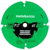 Metabo Hpt Fiber Cement 7-1/4 Inch 4-Tooth Saw Blade