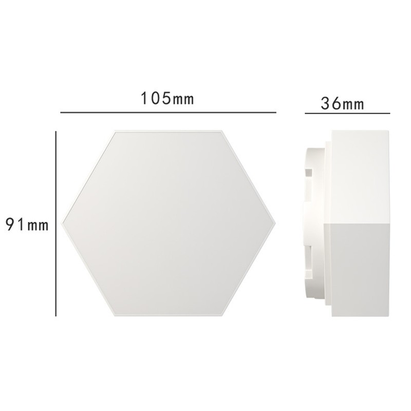 Wall Lamp Creative Night Light LED Bedroom Decorative Hexagonal Module