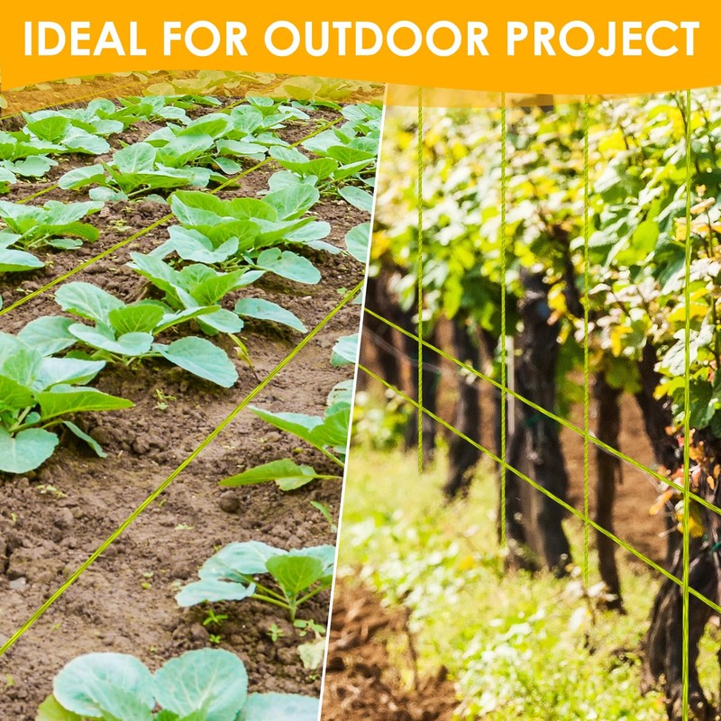 2PCS Mason Line String, #18 500 FT Braided Construction Nylon