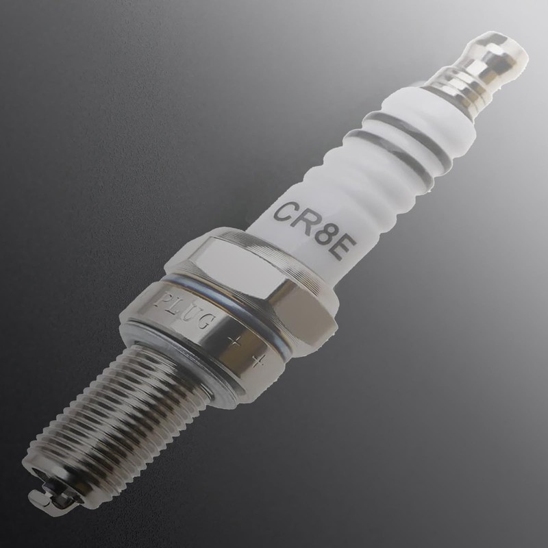 Amazleer 2 x CR8E Spark Plugs for Motorcycle, High Performance