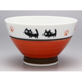 Hasami kurawa? Bowl Cat Dog, Red, 505569