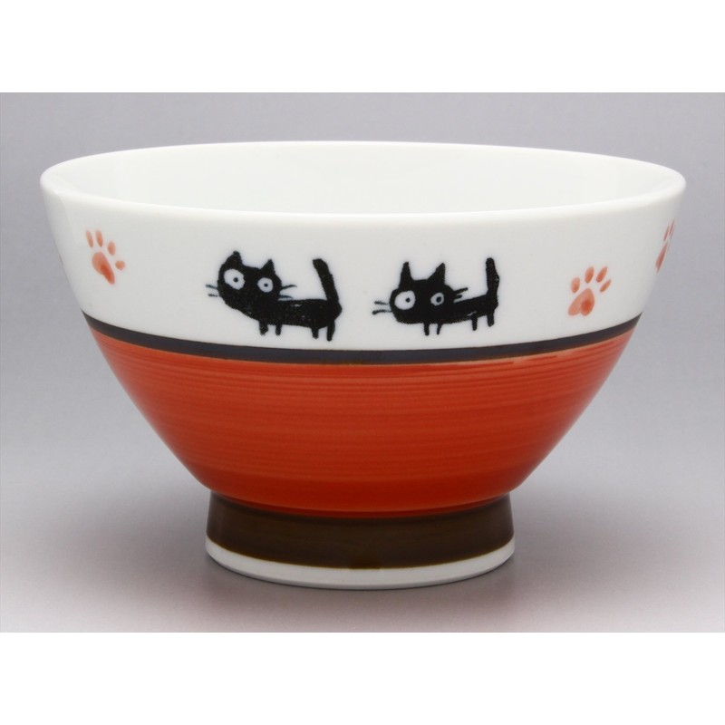 Hasami kurawa? Bowl Cat Dog, Red, 505569