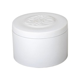 Mathilde M. Round Jewellery Box 'Broderie' Ceramic Bathroom Nostalgia Country House Shabby French