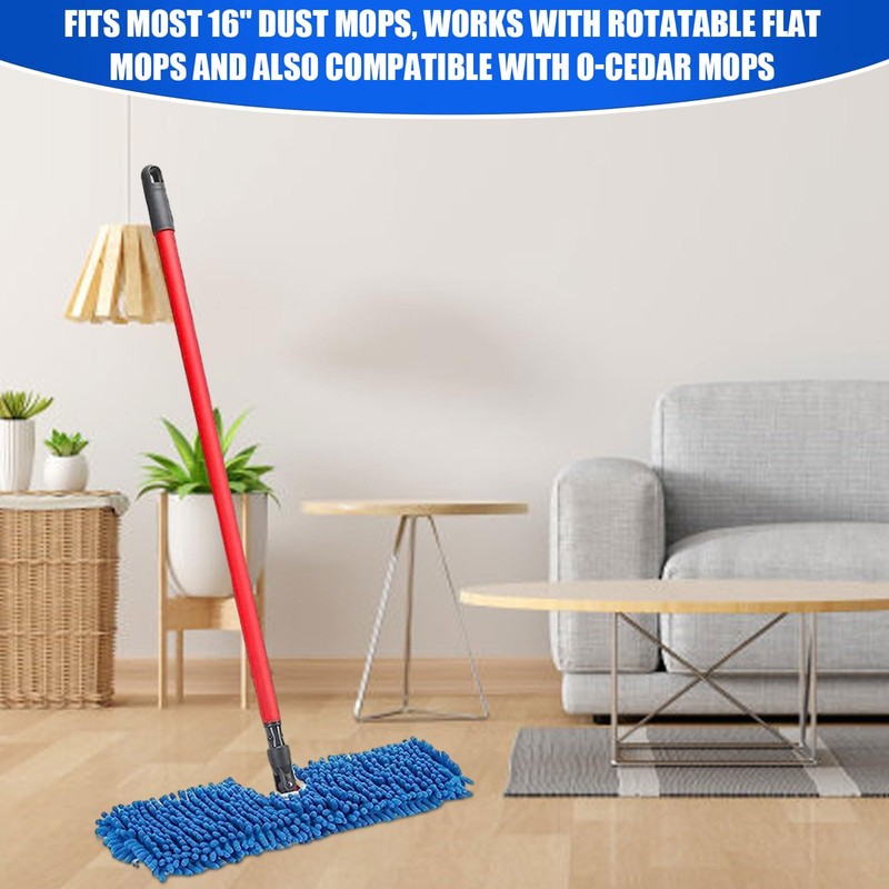 Dovcleing 2 Pack Microfiber Mop Refills Compatible with O-Cedar Dual-Action