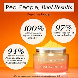 Sunday Riley C.E.O. Afterglow Brightening Vitamin C Cream Face Moisturizer, 1.7 oz.