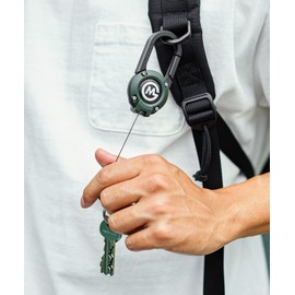 GORDON MILLER 1663889 Mag Reel 360 Cord Reel with Carabiner Outdoor, Coyote Beige