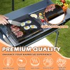 MOASKER Universal Cast Iron Griddle 18.6" x 14", Pre-Seasoned Nonstick