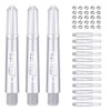 CyeeLife 15pcs Dart Shafts with 20pcs Metal o Rings,5 sets