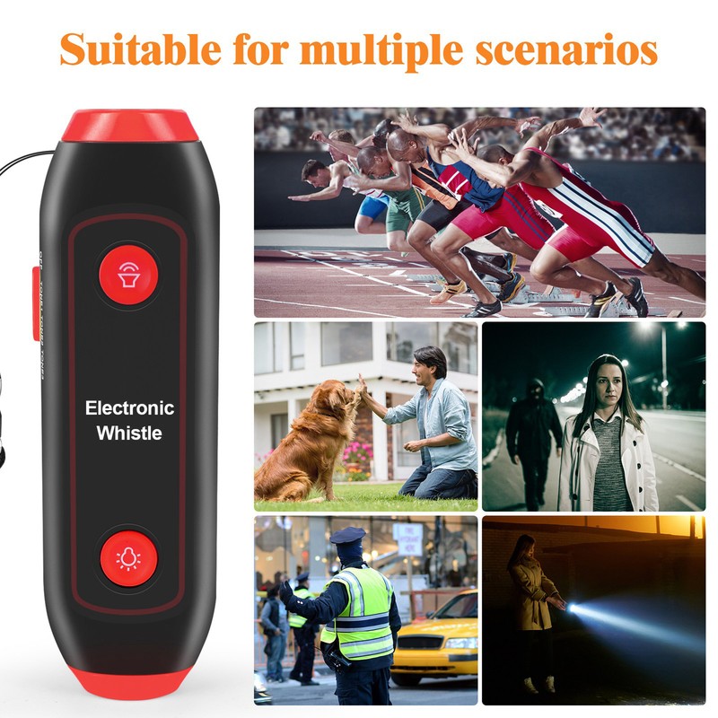 Electronic Whistle 3 Tone 3 Volume Level Blow Free Whistle
