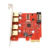 USB3.0 Expansion Card 4-Port Adapter Card with SATA Power Port