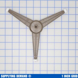 Supplying Demand WB06T10012 Microwave Turntable Tray Support with Roller Wheel Ring - Replaces 1084993, AH952323