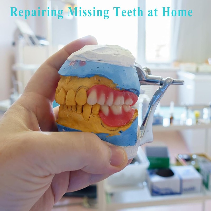Dentures Fake Teeth DIY Kit Easy and Convenient DIY Fake
