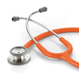 ADC Adscope 603 Clinician Stethoscope with Tunable AFD Technology, 31 inch Length, Orange