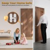 StickNGo Barn Door Locks, 90/180 Degree Right Angle Flip Gate