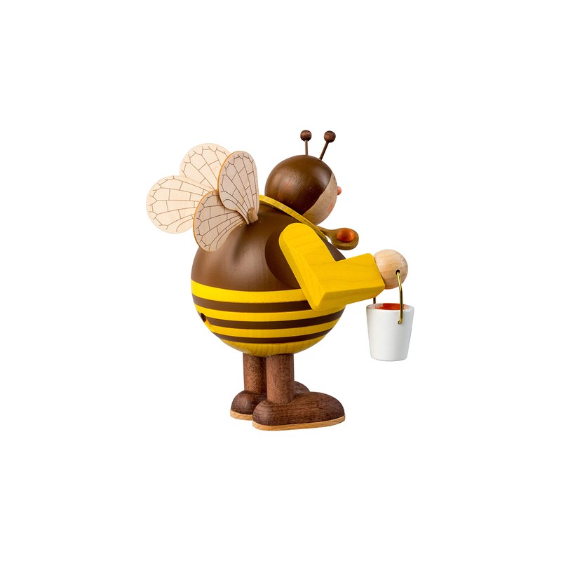 Richard Glässer Seiffen Incense Smoker Bee 15 cm High Original