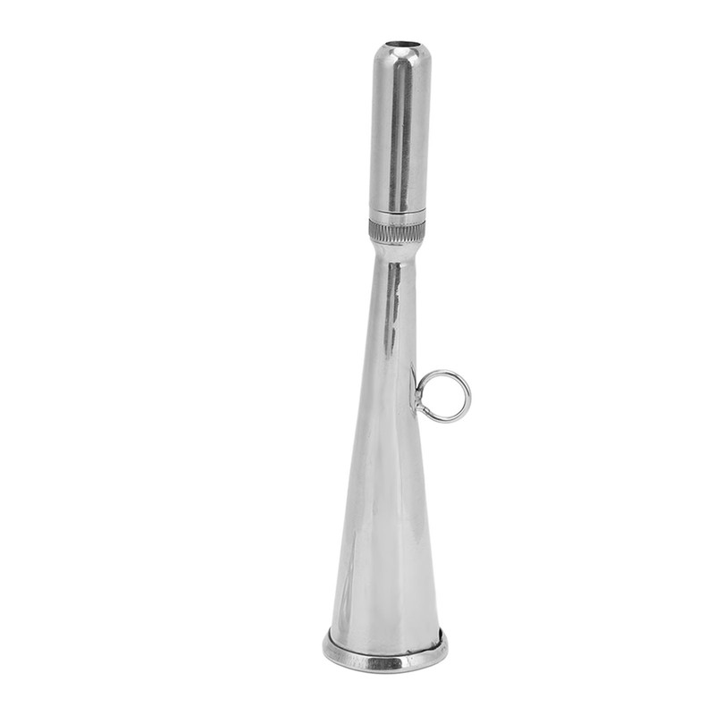 Fog Horn Removable Mouthpiece Stainless Steel Clear Sound Lightweight Portable