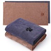 GSrenyu 2 Pack Dog Towels, Large Dog Towels for Drying