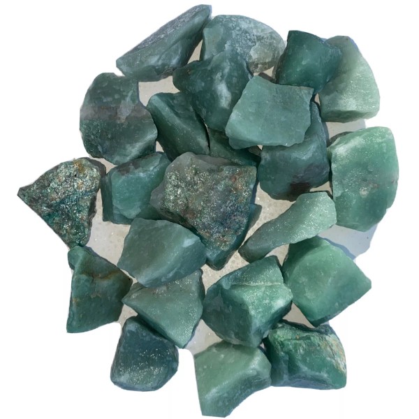 1 kg of green adventuring cutting rough 1 inch