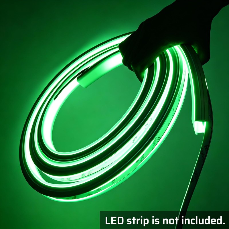 Bingotec 16.4Ft Silicone LED Channel System, Flexible LED Strip Diffuser