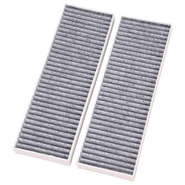 TOPAZ 2pcs Cabin Air Filter Kit Compatible with Honda Accord 1998-2002 TL 1999-2003 CL 2001-2003 Replace 80291-S84-A01 CAF1708, 24752 CF8603A with Activated Carbon